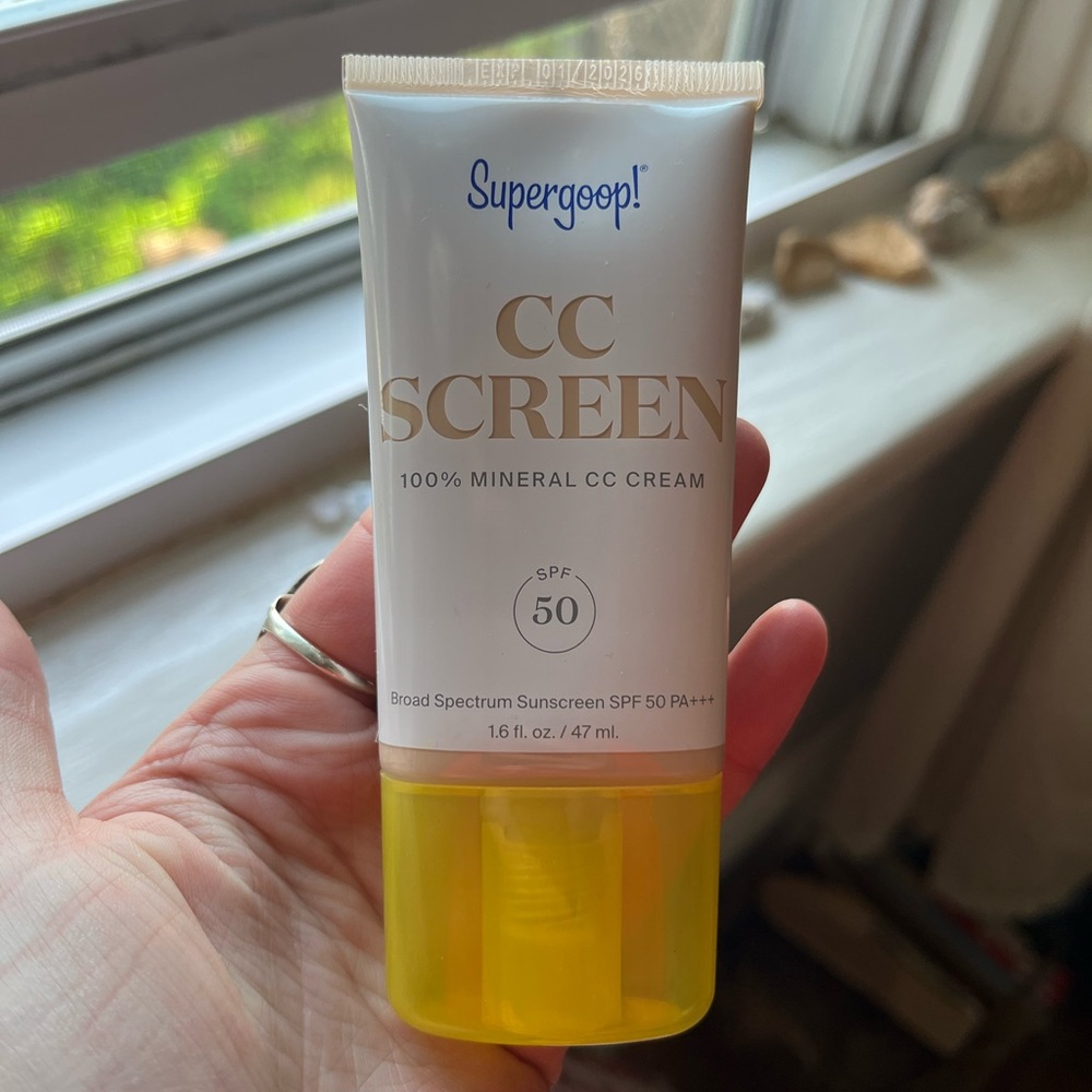 Brand new Supergoop! CC Screen mineral sunscreen SPF 50 shade 105N